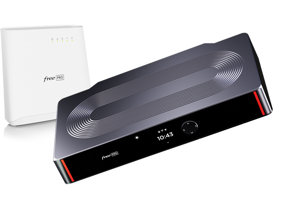 Freebox Pro et boitier backup
